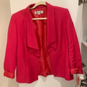 Tahari fuchsia blazer